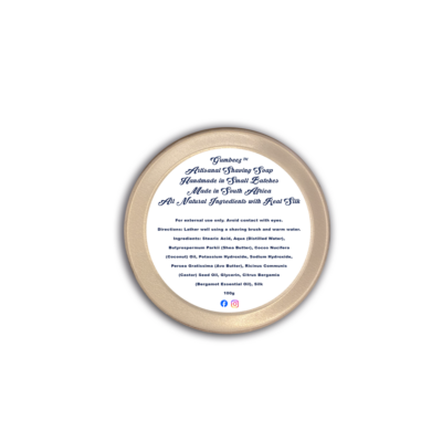 Gumbeez Natural Luxury Men's Shaving Soap - Bergamot