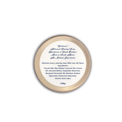 Gumbeez Natural Luxury Men's Shaving Soap - Mentholated Bergamot